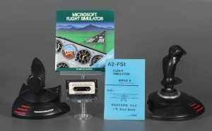 MS Flight Simulator artifacts, The Strong, Rochester, New York. 