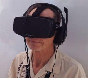 Man Wearing Oculus Rift, Courtesy of Creative Commons Attribution