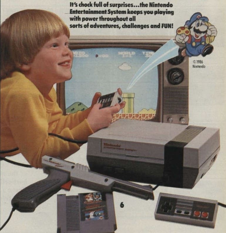 Nintendo Advertisement, Sears Wishbook, 1988