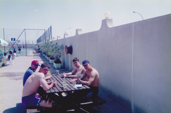 Navy Boys Play Spades in Saudi Arabia, 1996. Photograph courtesy of Jeff Lathrop. According to George Coffin, Bridge author and expert, Spades “was introduced in Cincinnati sometime between 1937 and 1939. From there, it spread to other cities in the general region, and eventually into the military. Spades was played extensively during World War II, as it was a fast-paced game which could be interrupted at any time — especially during battle conditions.”