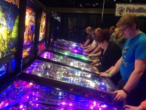 Pinball at the Northwest Pinball and Arcade Show, 2016, Photo courtesy of Flickr user Kirk & Barb Nelson 