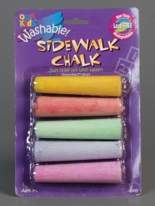 Our Kids Washable Sidewalk Chalk, 1997, gift of Marcia Reese. The Strong, Rochester, New York.