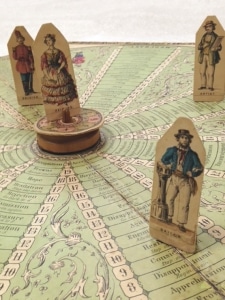 Pawn detail from The Game of The Coquette