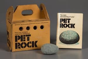 Pet Rock prototype, 1975, Courtesy of The Strong, Rochester, New York.