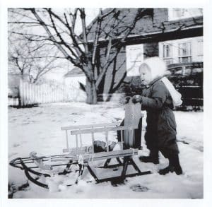 Wendy in the Snow, photograph, 1954. Gift of William Tribelhorn, Rochester, New York