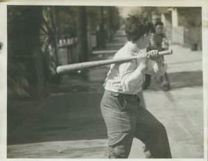 Photograph, The Strong, Rochester, New York. Survey respondents often credited neighborhood games of sports like baseball and football, as well as playground games such as Monkey in the Middle, Spud, Hide and Seek, and Tag, for developing their leadership and social skills.