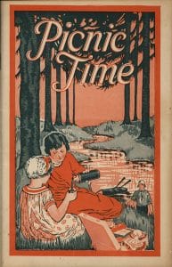 Published by the Lydia E. Pinkham Medicine Company in the 1920s, Picnic Time intersperses testimonials about the wonders of Lydia E. Pinkham’s Pills for Constipation or Vegetable Compound with recipes for picnic dishes and suggestions for picnic games. Picnic Time, booklet, The Strong, Rochester, New York