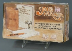 Pig Mania prototype, 1977. Gift of Winning Moves Games on Behalf of David Moffat Enterprises. The Strong, Rochester, New York.