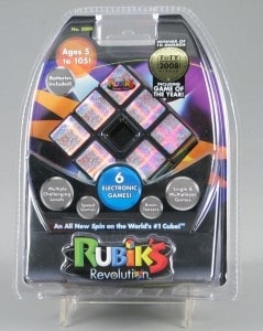 Rubik's revolution retail packaging