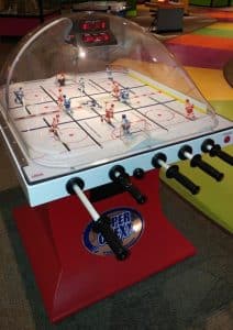 Super Chexx bubble hockey, 2016, Courtesy of Julia Novakovic