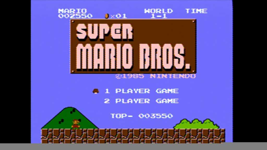 Super mario bros screenshot