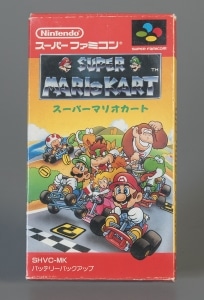 Super Famicom Super Mario Kart, Japanese Edition, Nintendo, 1992. 