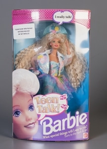 Teen Talk Barbie, 1993 (B.L.O. modified). 