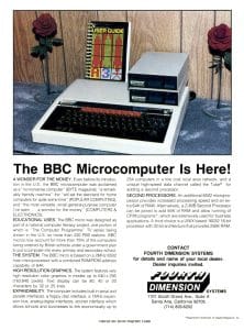 The BBC Micro, Advertisement, 1983, Courtesy of Fair Use