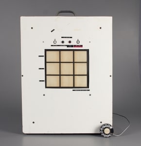 Tic-Tac-Toe Machine, electromechanical game, 1963