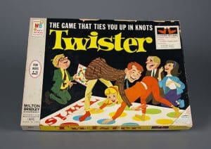 Twister, game, Milton Bradley Company, 1966, Courtesy of The Strong, Rochester, New York