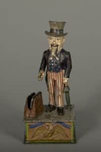 Uncle Sam Mechanical Bank, c. 1895, Photo Courtesy of The Strong, Rochester, NY.