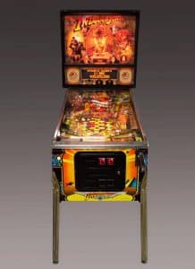 Williams Indiana Jones The Pinball Adventure (1993) pinball machine, Courtesy of The Strong, Rochester, NY.