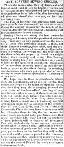 Article, December 3, 1847 issue of The Liberator