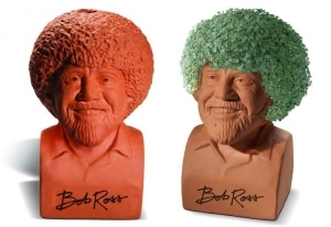 Bob Ross Chia Pet.