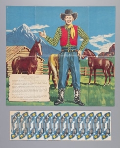 Cowboy Party Game, about 1955. The Strong, Rochester, New York.