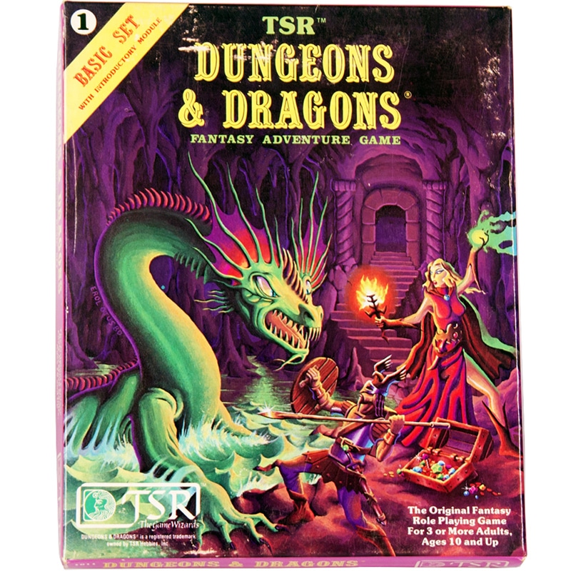 Dungoens and Dragons box