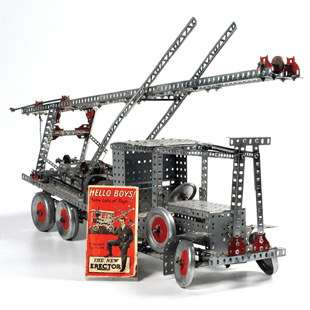 Erector set truck