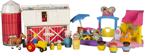 Design history of the Fisher-Price Little Peoplewhat about the earlier  ones made of wood, with geo…