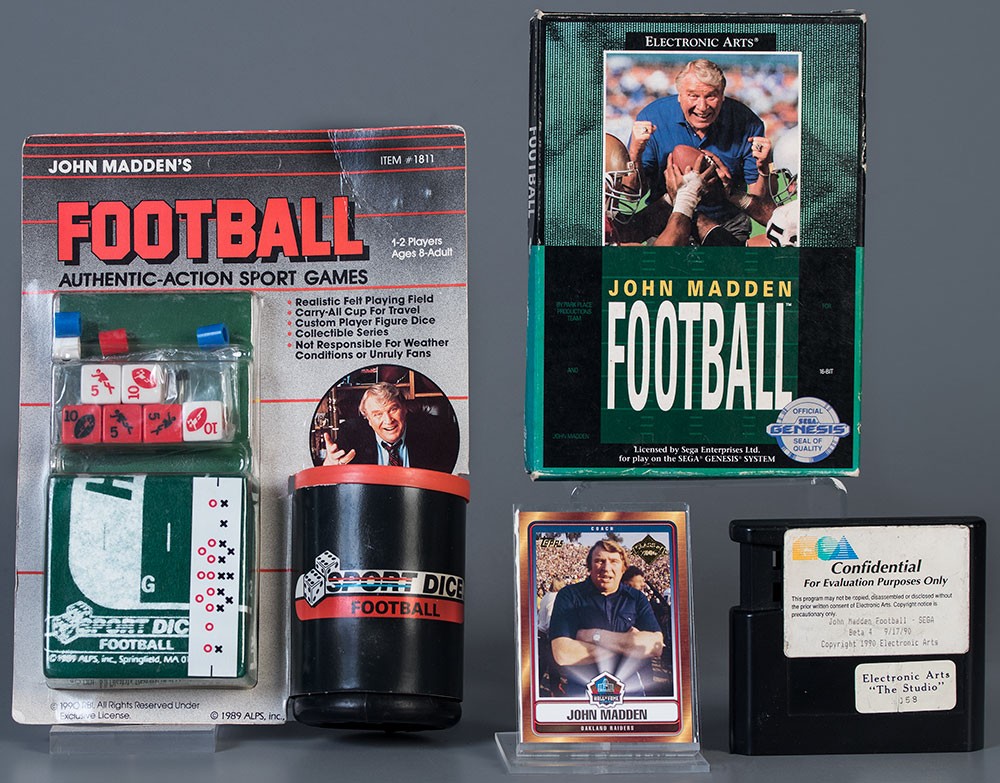 John Madden artifacts