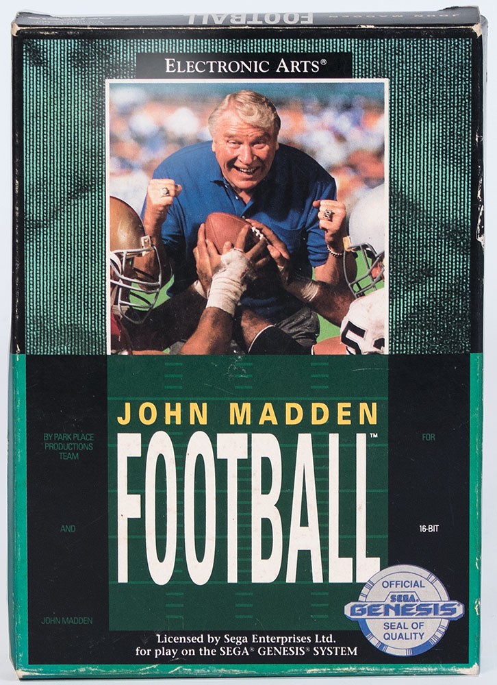 Madden Football box cover