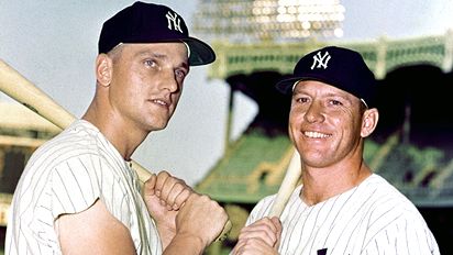 Maris & Mantle during 1961’s home run battle