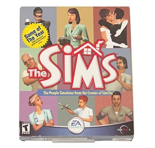 The Sims game box