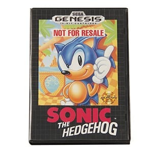 Sonic the Hedgehog game box