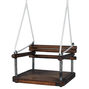 Wooden swing