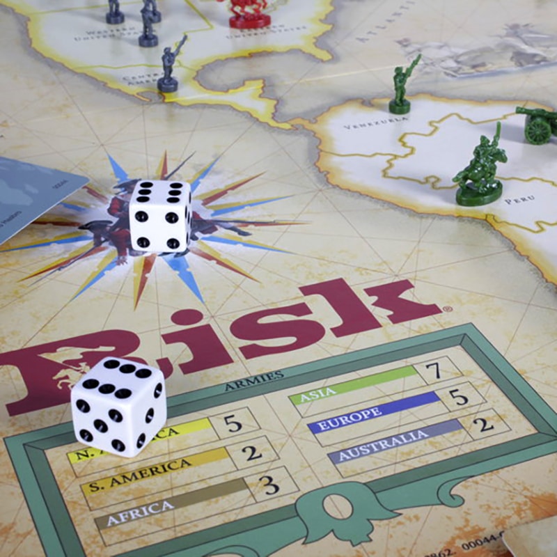 Risk board game detail