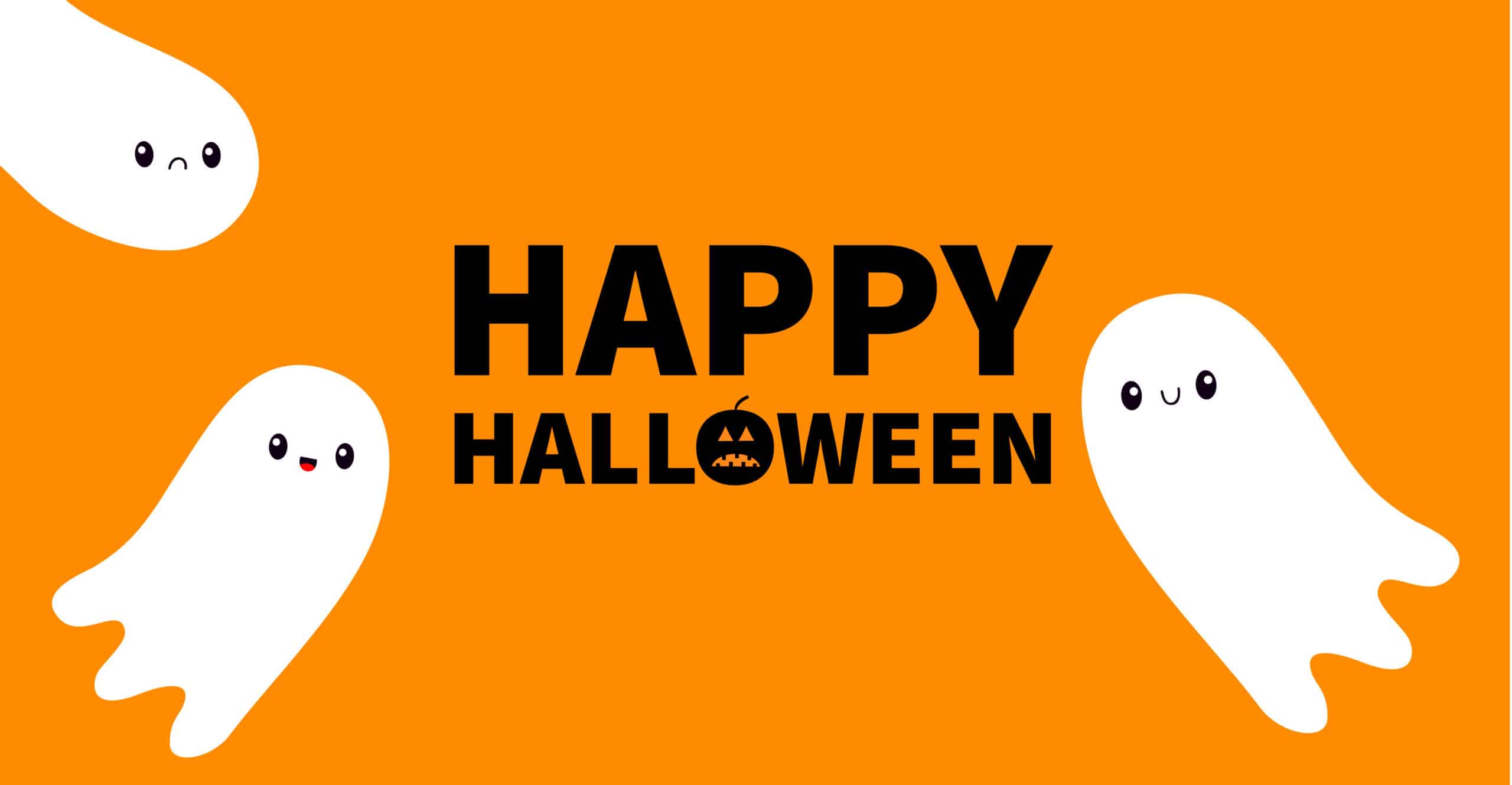 Happy Halloween ghosts graphics