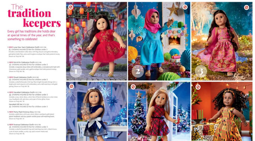 American Girl Holiday 2021 Catalog, Courtesy of Creative Commons Attribution.