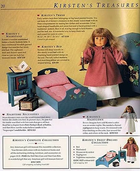 Pleasant Company American Girl Holiday Catalog, 1994, The Strong, Rochester, New York.