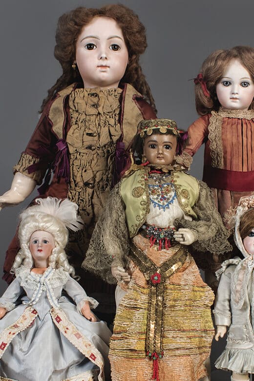 Group of Jumeau dolls