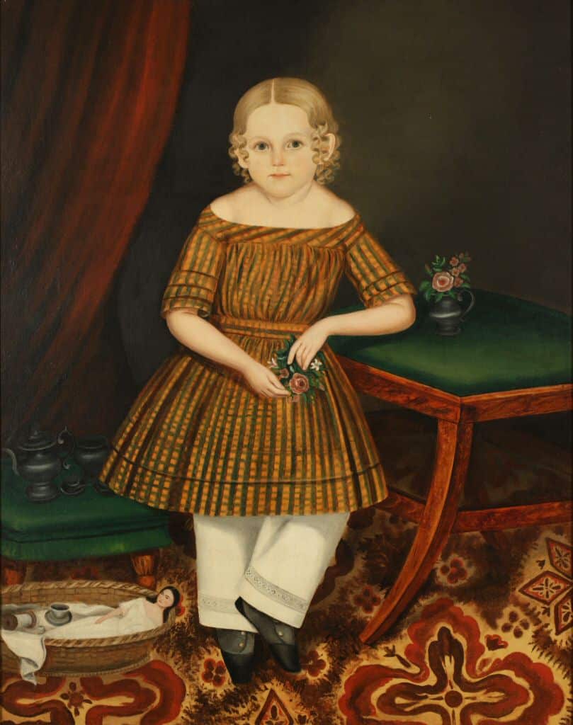 Painting of Mary Childs by Joseph Whiting Stock, 1846. The Strong, Rochester New York.