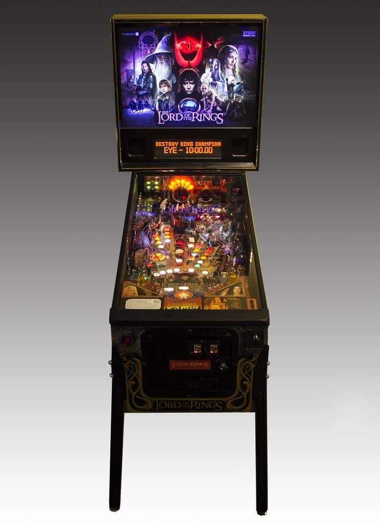 Lord of the Rings pinball machine, 2003. The Strong, Rochester, New York.