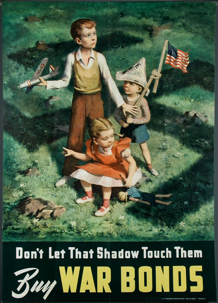 Poster, Don’t Let That Shadow Touch Them, 1942. The Strong, Rochester, New York. Printed by U.S. Government Printing Office.