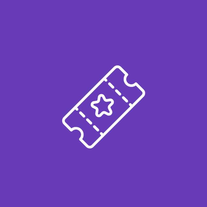 Admission ticket icon