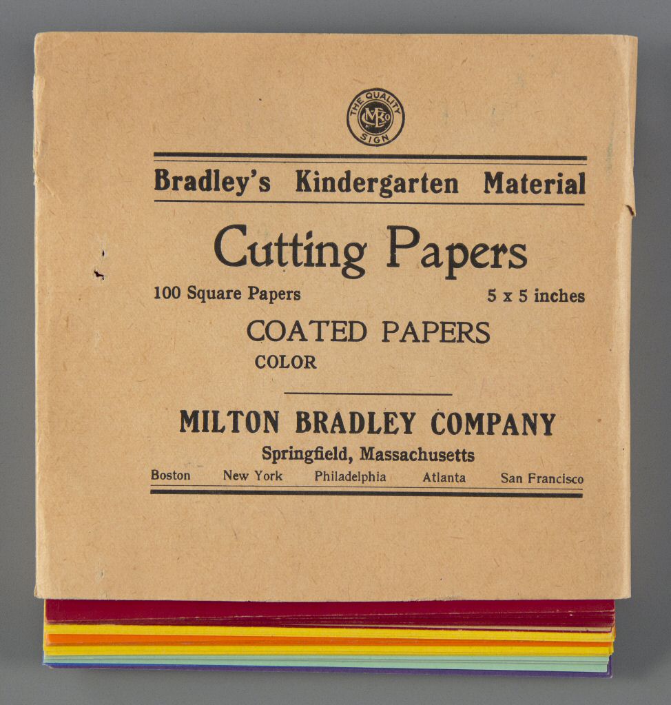 Bradley's Kindergarten Material Cutting Papers, Gift No. 13, The Strong, Rochester, New York.