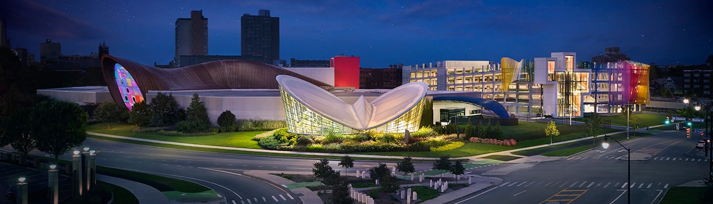 Museum at night