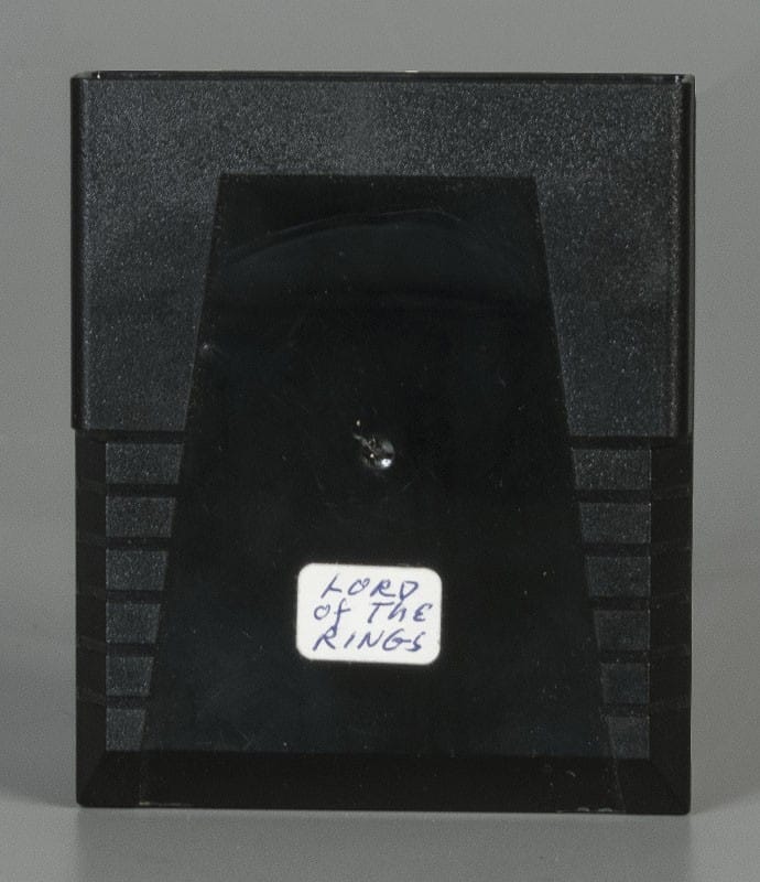 Lord of the Rings prototype cartridge, 1983. The Strong, Rochester, New York.