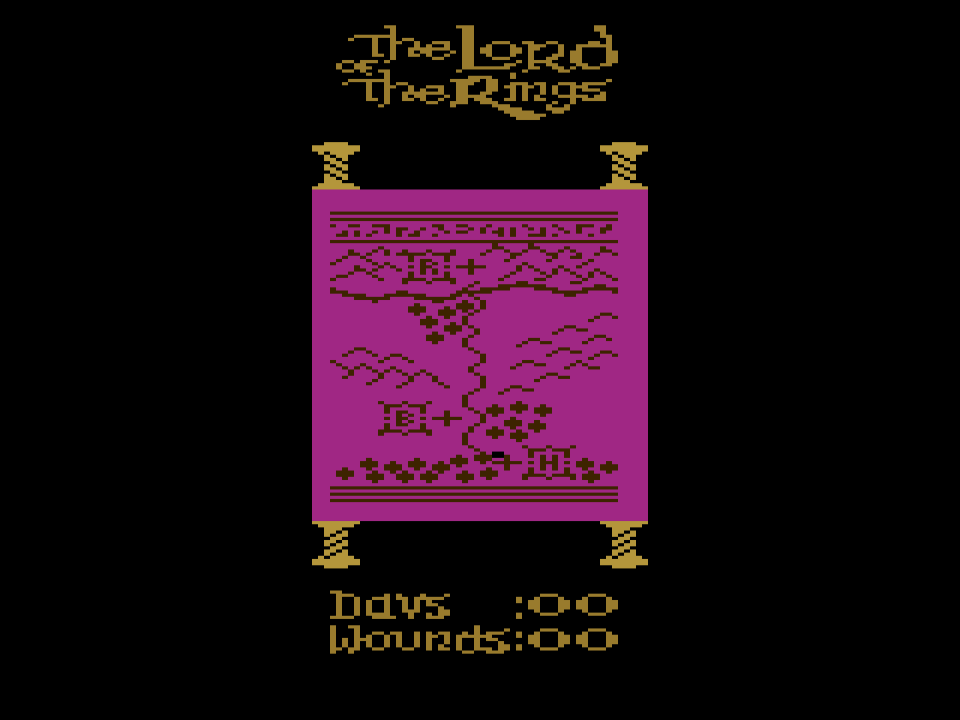 The Lord of the Rings running on Atari emulator Stella. The Strong, Rochester, New York.