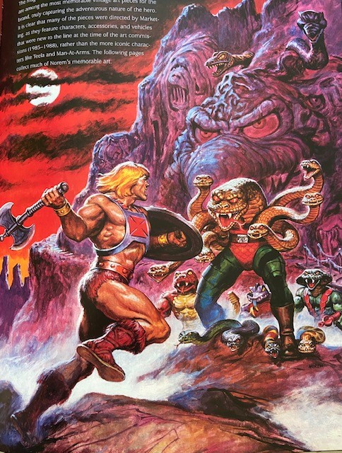 He-Man Magazine Illustration, Earl Norem, The Art of He-Man and The Masters of the Universe,  1985-1988. Courtesy of Creative Commons Attribution. 