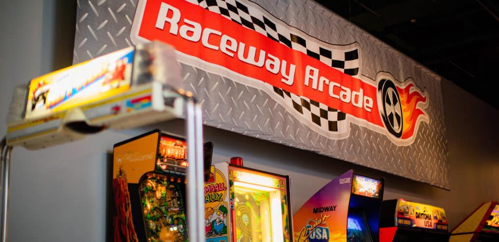 Raceway Arcade title banner