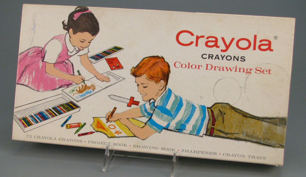 Crayola Crayons Color Drawing Set, about 1960. The Strong, Rochester, New York.